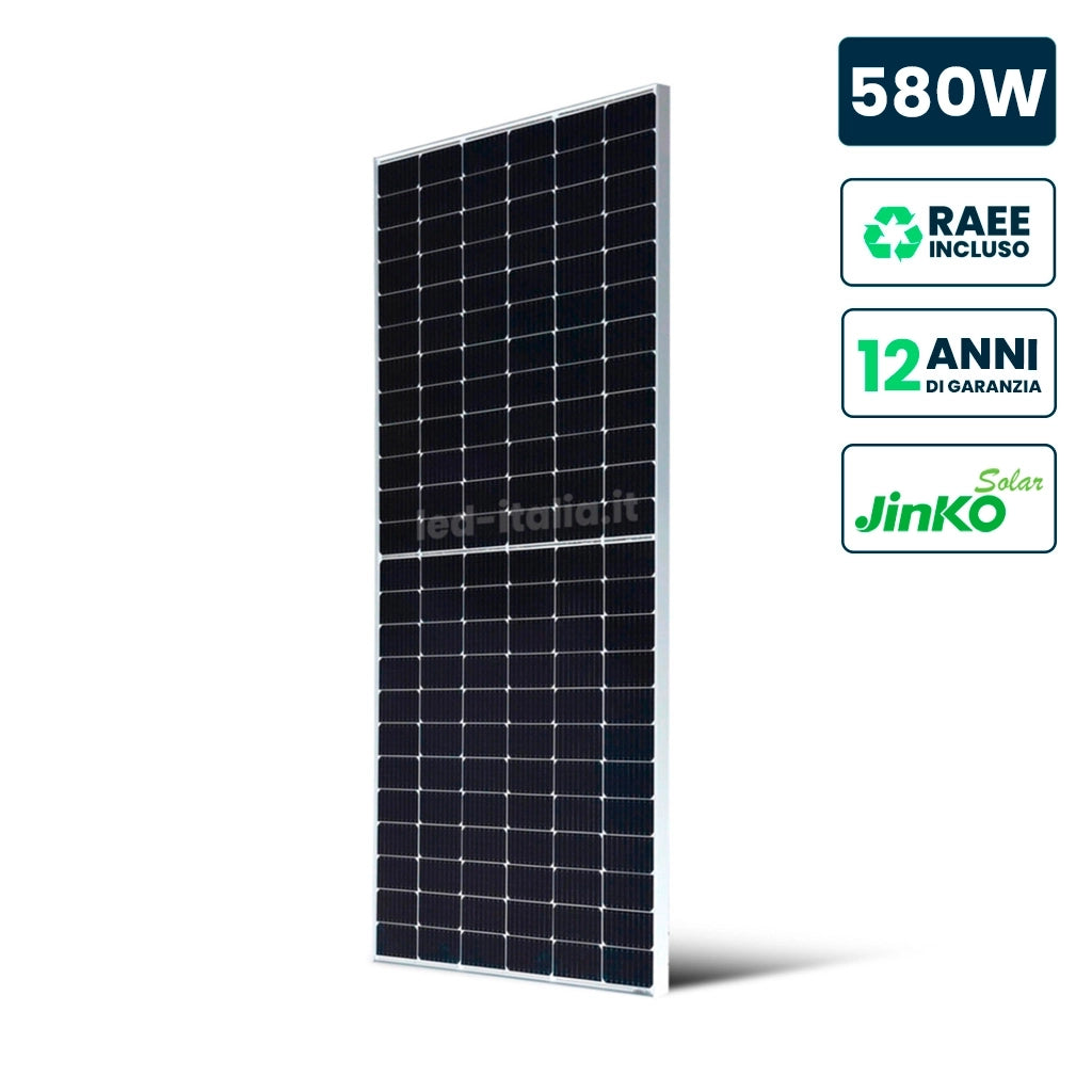 V-TAC Pannello Solare Fotovoltaico Modulo 485W JINKO Solar TIER-1 Tiger Neo, Monocristallino N-Type TOPCon, Silver Frame IP67/IP68 2278x1134x30mm V-TAC Pannello Solare Fotovoltaico Modulo 485W JINKO Solar TIER-1 Tiger Neo, Monocristallino N-Type TOPCon, Silver Frame IP67/IP68 2278x1134x30mm